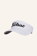 Weiblicher Sonnenvisor von Titleist, Sundrop Visor, mit schützendem Schirm und komfortablem Design für sportliche Aktivitäten.