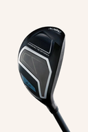 XXIO 14 Hybrid Golfclub mit Hybrid-Design, schlichte schwarze Oberfläche und ergonomischer Griff, ideal für präzise Schläge