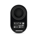 Zoom Focus D Fahrradlenkergriff mit schwarzem Gummi und ergonomischem Design, Blick auf die Rückseite mit Markenlogo.