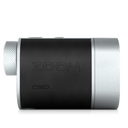 Zoom Focus D mit rechte Seite, detaillierte Ansicht des Produkts mit schwarzem Gehäuse und Bedienelementen.
